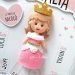 principessa in pannolenci fatta a mano
