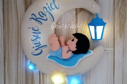 Fiocco nascita bimbo e copertina con stelle e lanterna 28 IMG 20210923 221142 533