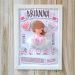 quadretto nascita per bimba