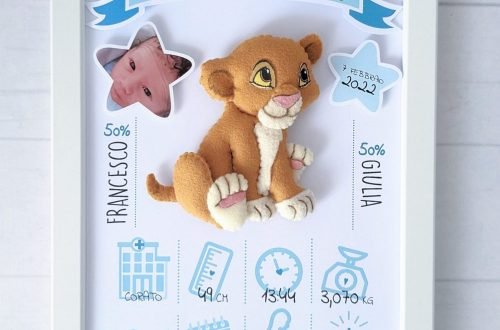 quadretto nascita simba