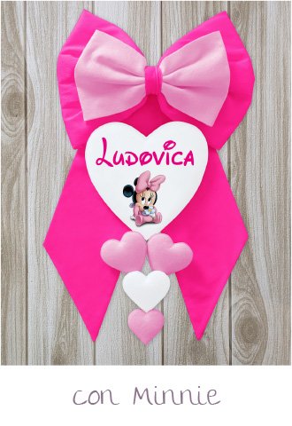 Fiocchi nascita fatti a mano - linea Maxi - modello Meraviglia delle fiabe 7 Logo 2