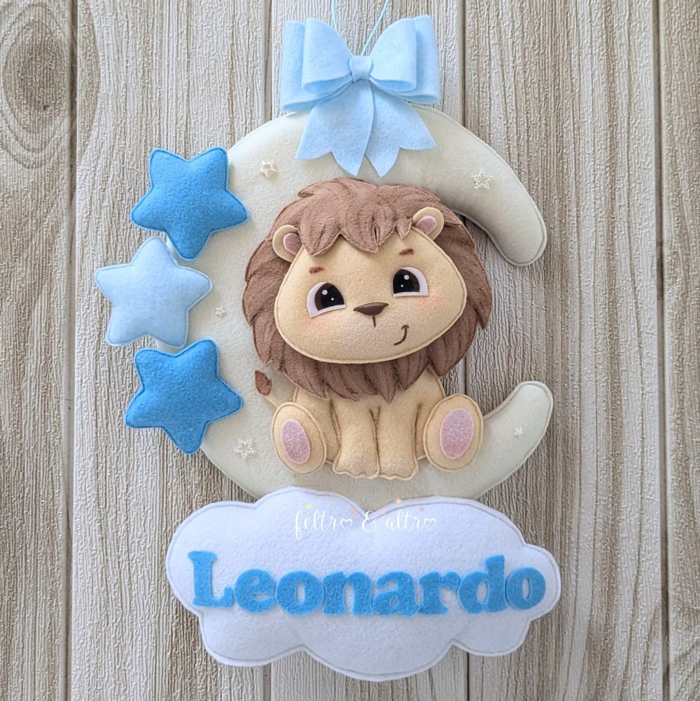 Fiocco teneri animaletti - nuovo leoncino